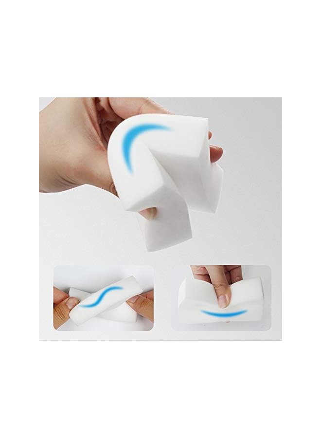 promass Extra Large Eraser Sponge,Extra Thick, Long Lasting, Multi-Purpose Scrubber Foam Cleaning Pads,Magic Sponge Eraser Sponge for Bathtub, Floor, Baseboard, Bathroom, Wall Cleaning (50 Pack) - Image 2