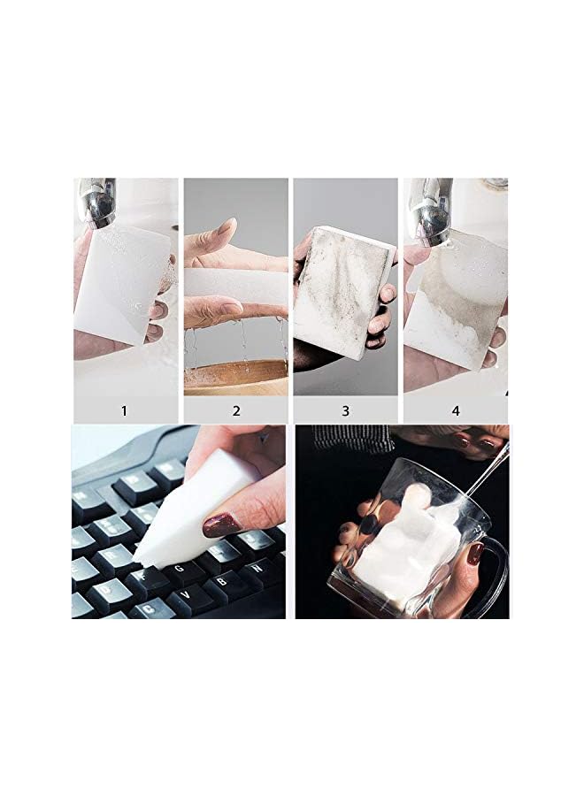 promass Extra Large Eraser Sponge,Extra Thick, Long Lasting, Multi-Purpose Scrubber Foam Cleaning Pads,Magic Sponge Eraser Sponge for Bathtub, Floor, Baseboard, Bathroom, Wall Cleaning (50 Pack) - Image 5