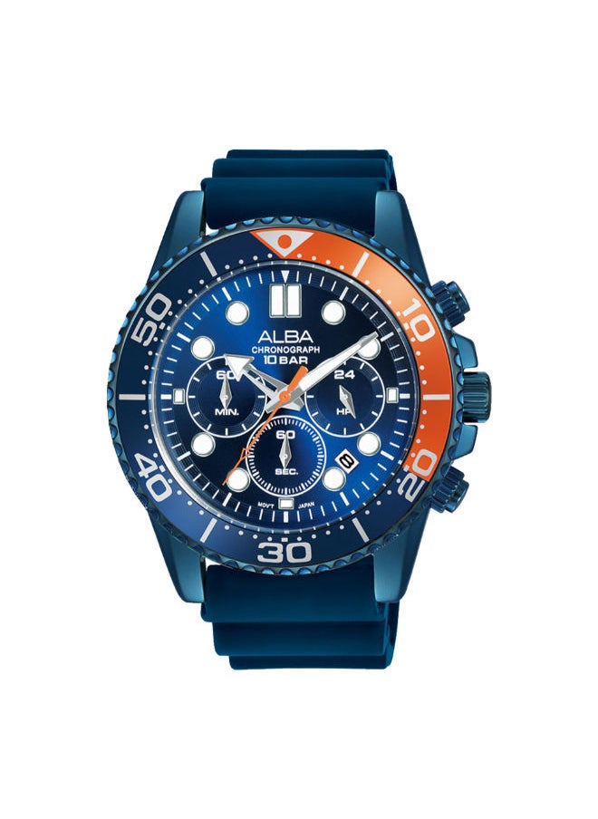 Alba Stainless Steel Chronograph Wrist Watch AT3J45X1 