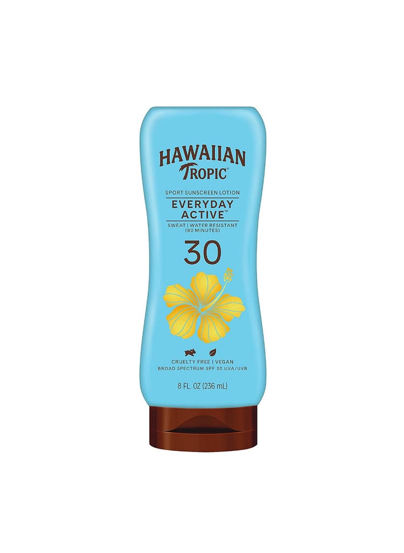 Hawaiian Tropic Active Sunscreen Lotion Spf30 236ml
