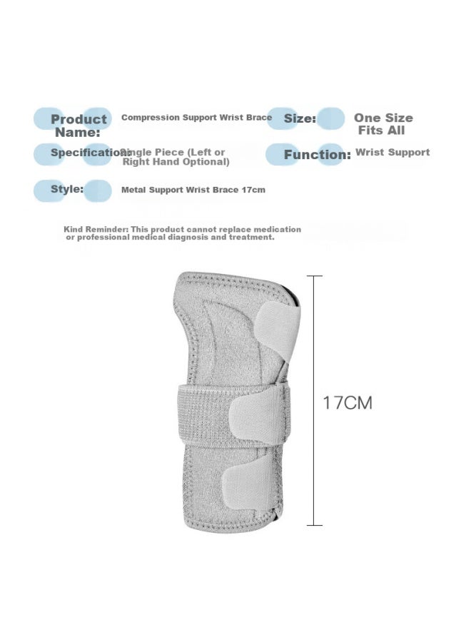 Dipple Diple Medical Wrist Joint Immobilizer Brace Wrist Support Wrist Fracture Tendonitis Wristband Sprain Left - Image 2