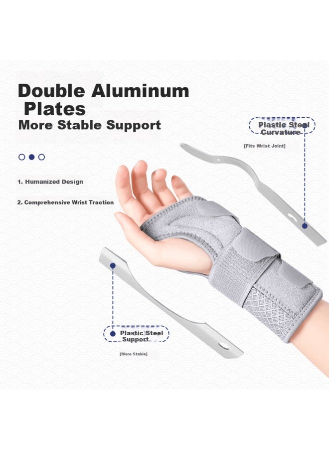 Dipple Diple Medical Wrist Joint Immobilizer Brace Wrist Support Wrist Fracture Tendonitis Wristband Sprain Left - Image 3