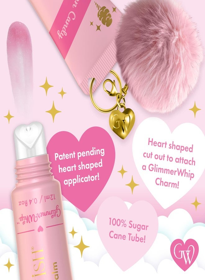 Glimmer Wish Glimmer Whip Hydrating Lip Balm, Whipped Lip Butter Treatment with Organic Nourishing Oils and Butters, Vegan and Cruelty Free Lip Moisturizer for Soft Lips (Cotton Candy - Image 3