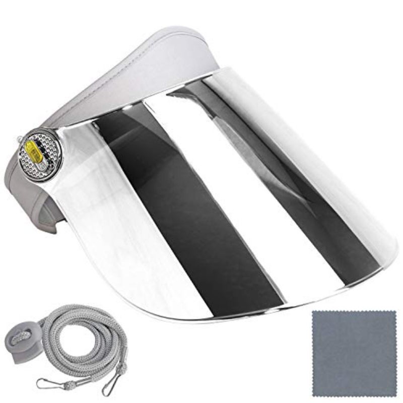 Sun Visor Hat Cap UV Protection - Premium Adjustable Solar Headband Face Shield - Image 1