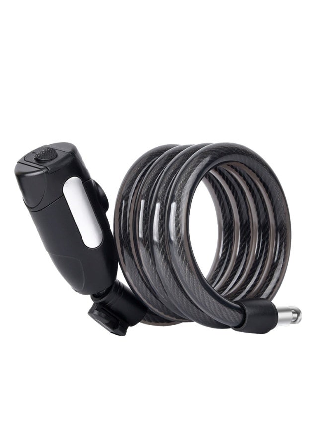 قفل سلسلة دراجة نارية شديد التحمل 120 سم قفل معدني مضاد للسرقة للدراجات النارية مع قفل معدني مضاد للسرقة مع قوس تثبيت لأقصى درجات الأمان للدراجات - Image 2