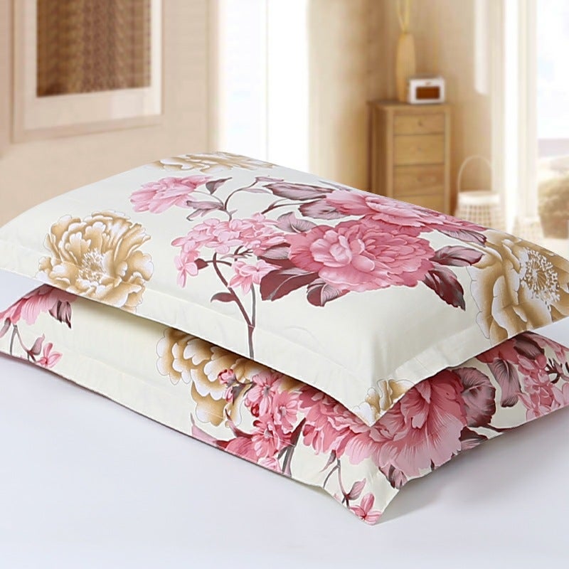 Pair Of Pillowcases For Street Stalls Pillowcases Pillowcases One Pair Single Simple Thickened Student Dormitory Pillow Leather Pillowcases - Image 1