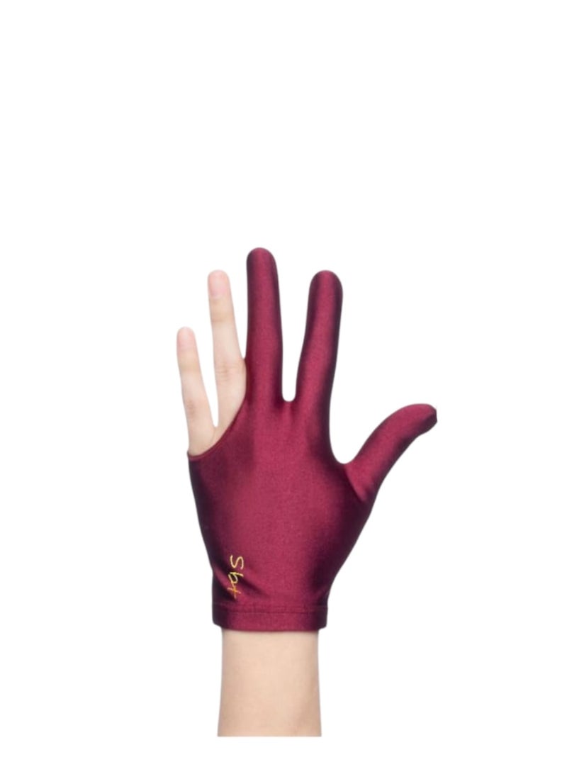 سبال قفاز بلياردو سبال – مانع للانزلاق، قابل للتنفس، للتحكم السلس بالعصا – مناسب لليد اليمنى أو اليسرى - Image 3