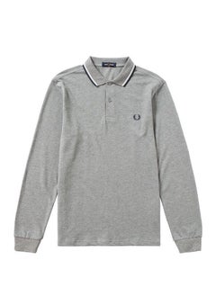 FRED PERRY fred perry Spring and autumn long sleeve men's polo shirt(L)  - Image 1