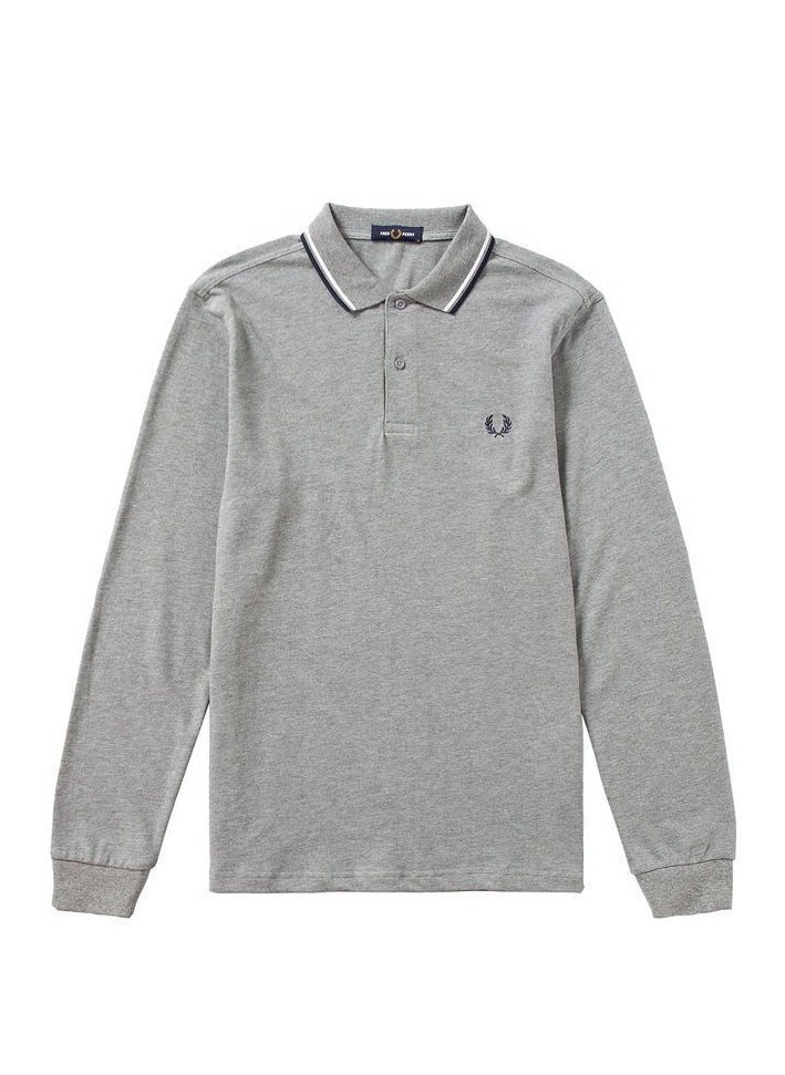 FRED PERRY fred perry Spring and autumn long sleeve men's polo shirt(L)  - Image 1