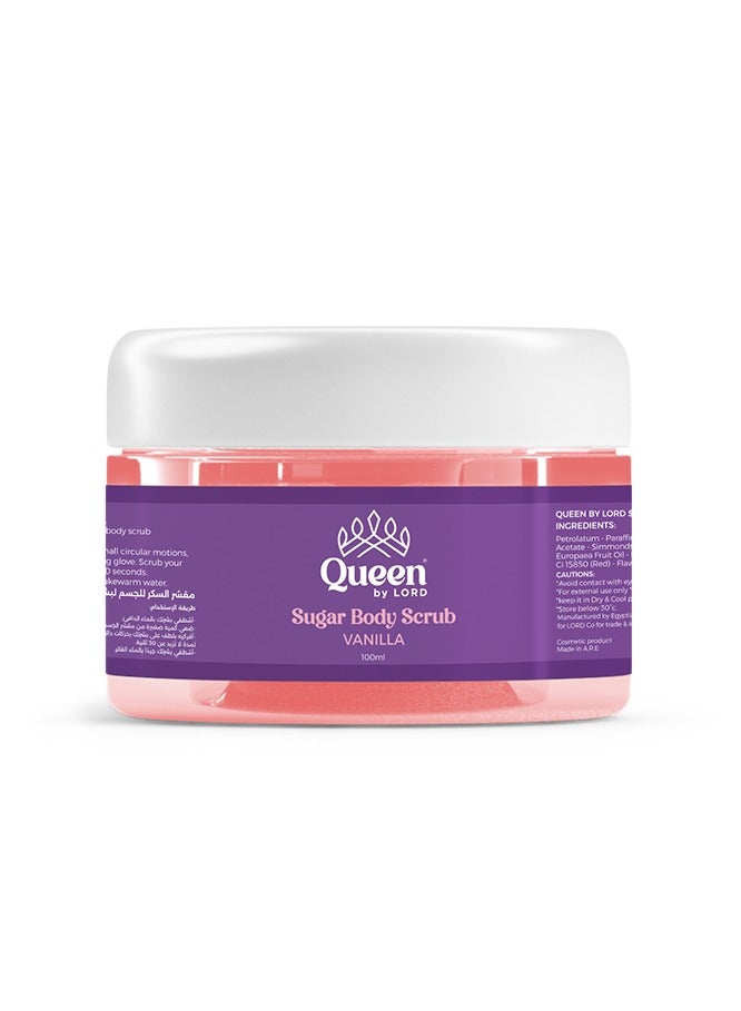 Queen By Lord Scrub With Vanilla Sugar Scent (Travel Size) 100ml 