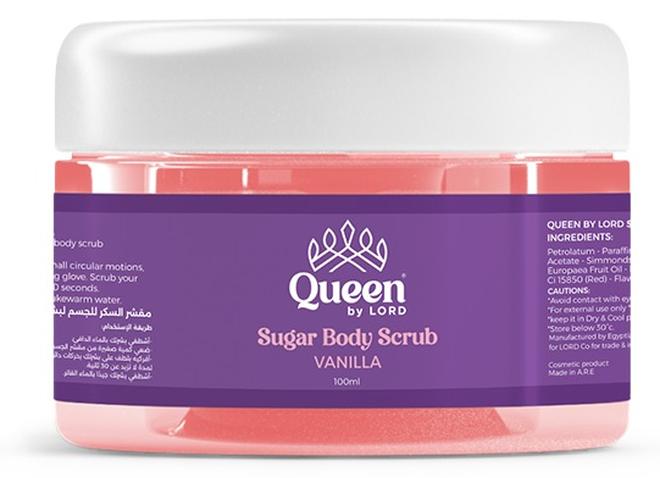 Queen By Lord Scrub With Vanilla Sugar Scent (Travel Size) 100ml