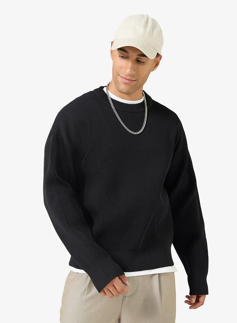 JACK & JONES Knitted Crew Neck Sweater