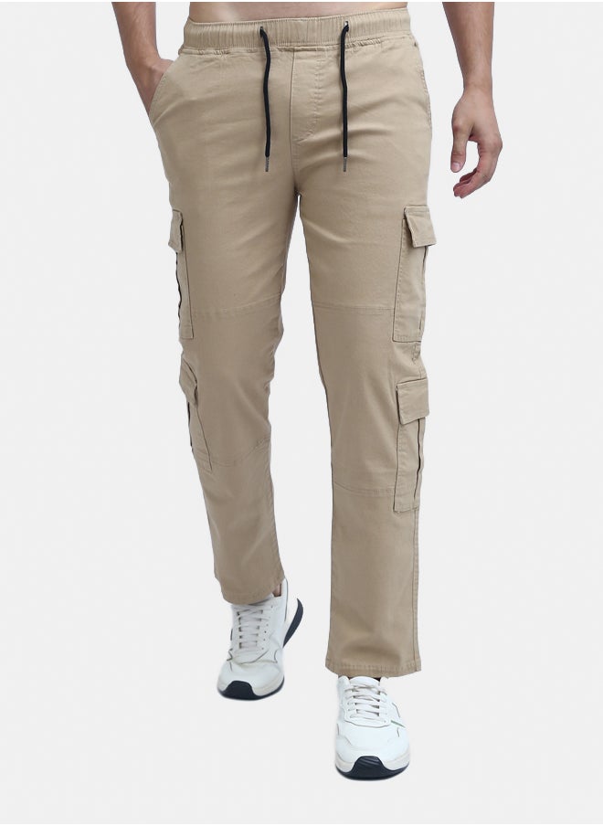 RAVIN Solid Cargo Pants with Side Pockets  - Image 1