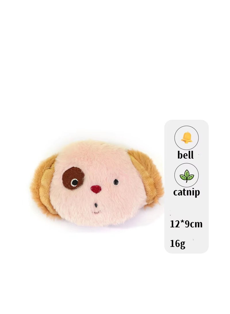 Cute Puppy Pattern Plush Catnip Toys For Cats - Image 2