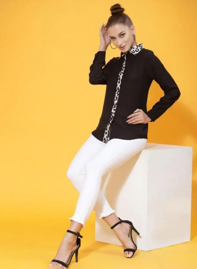 Kassually Animal Print Casual Shirt by Styli