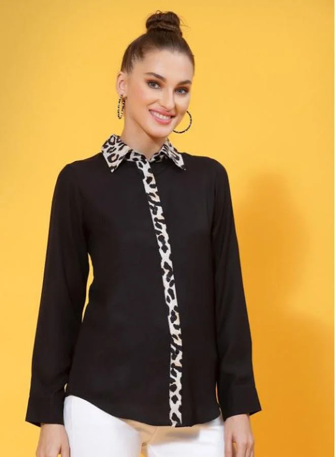 Kassually Animal Print Casual Shirt by Styli