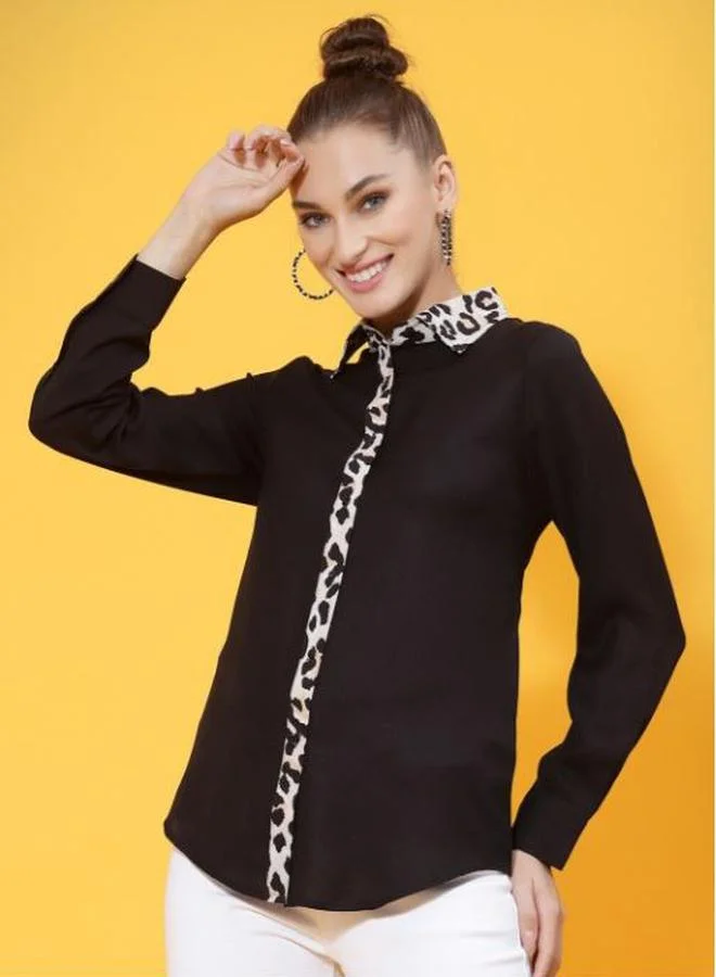 Kassually Animal Print Casual Shirt by Styli