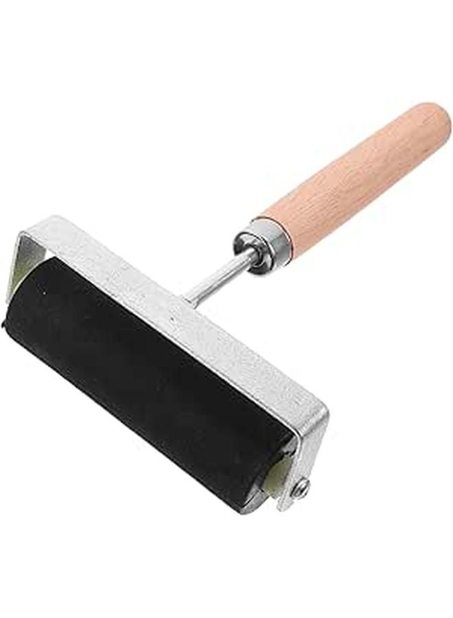 Rubber Ink Roller 9.5cm for Printmaking Stamping DIY Crafts Block Printing Ink Applicator Tool - Image 1