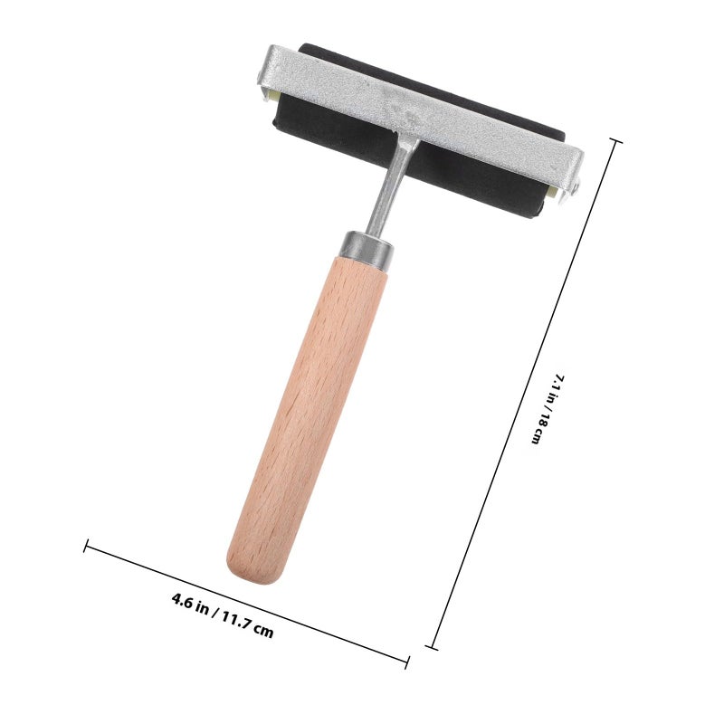 Rubber Ink Roller 9.5cm for Printmaking Stamping DIY Crafts Block Printing Ink Applicator Tool - Image 3