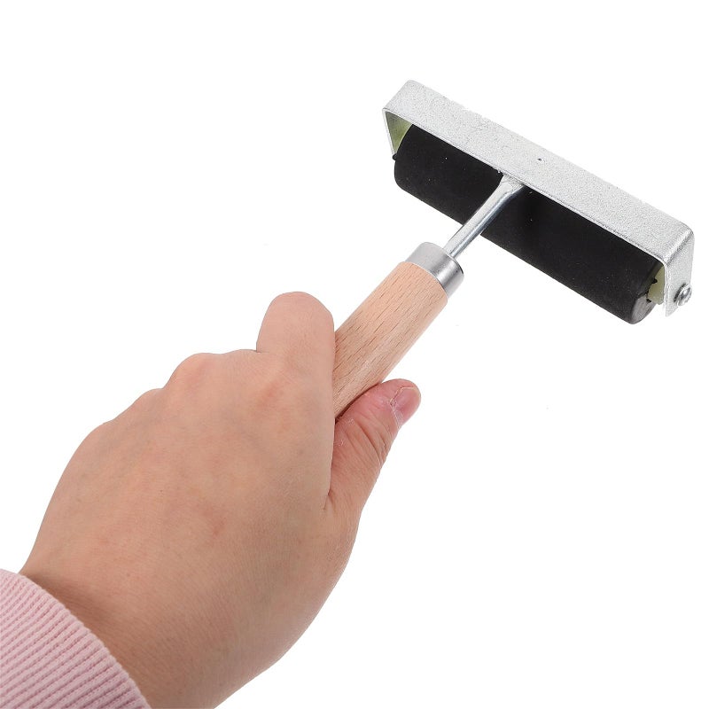 Rubber Ink Roller 9.5cm for Printmaking Stamping DIY Crafts Block Printing Ink Applicator Tool - Image 5