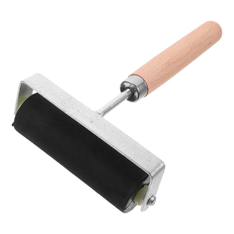 Rubber Ink Roller 9.5cm for Printmaking Stamping DIY Crafts Block Printing Ink Applicator Tool - Image 2