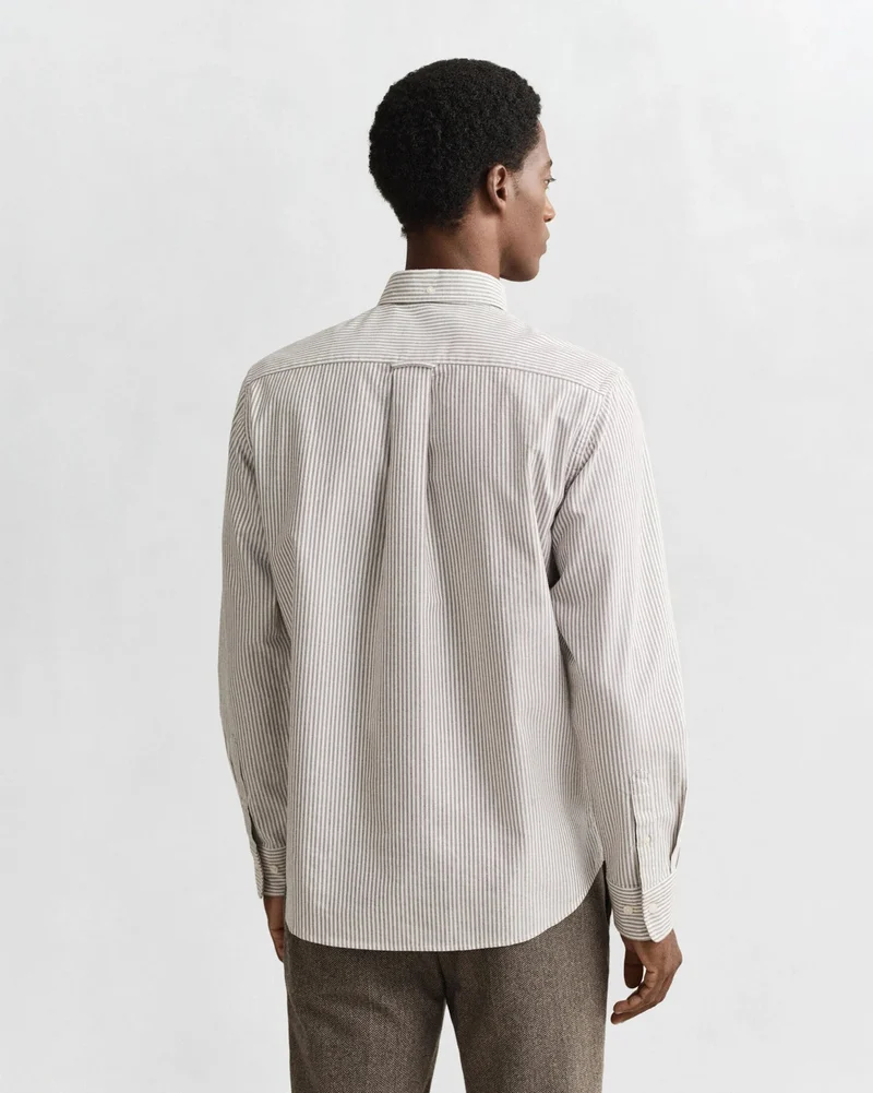 GANT  Regular Classic Oxford Stripe Shirt for Men | Best Price UAE