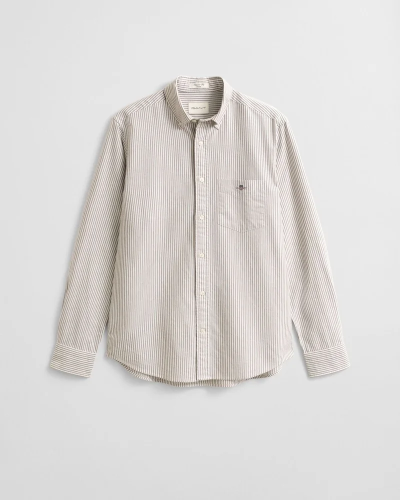 GANT  Regular Classic Oxford Stripe Shirt for Men | Best Price UAE