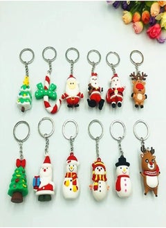 Christmas Keychains -  Christmas Gifts , Different Shapes Christmas's  Keychain, Christmas Decoration Items,  12 pcs - pzsku/ZB3F974BBDAF63BBC1876Z/45/_/1734025126/58008b2c-0237-43ef-8ed7-c52d51a21185