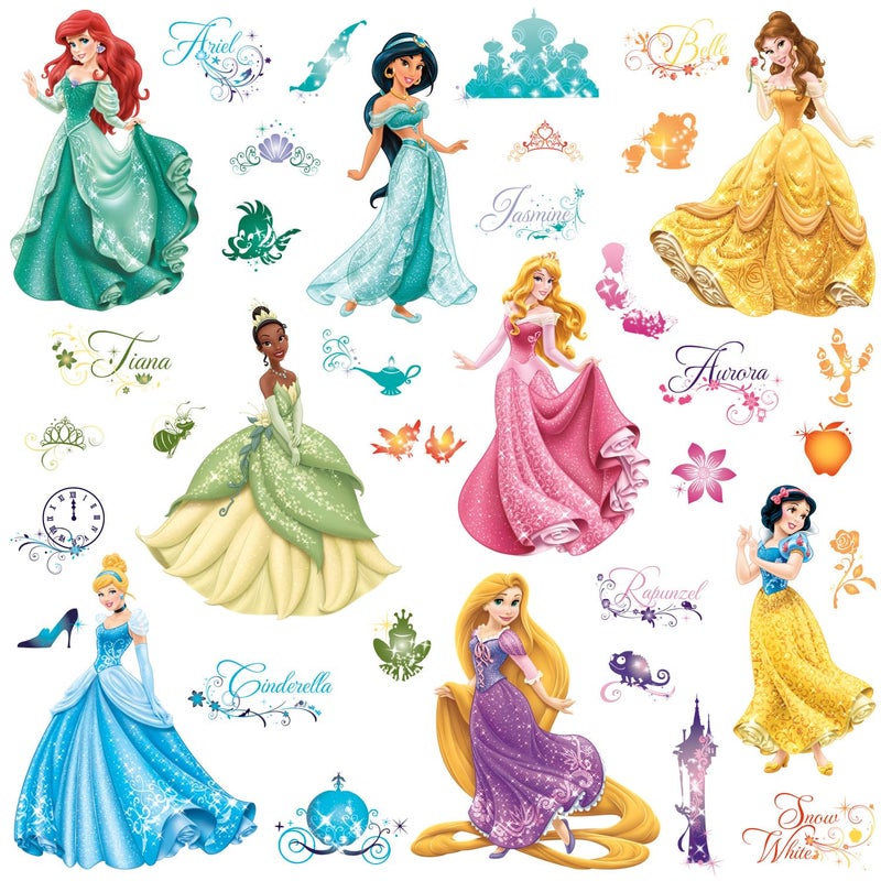RoomMates Disney Princess Royal Debut Peel and Stick Wall Decals , RMK2199SCS - Image 1