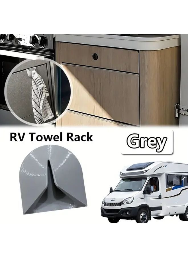 1pc Heavy Duty Plastic Wall Mounted Towel Rack Holder For RV Camper Caravan - Image 1
