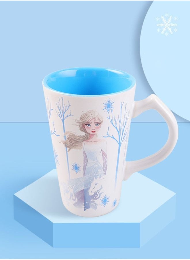 Disney - Original Disney Frozen Coffee Mugs | Hot Beverage Mugs Featuring Elsa Character | Tea and Juice Mugs | Coffee Mugs for Kids and Adults | Disney Princess Elsa Mug | Special Disney Coffee Mug | Ceramic Tea Mugs | Colorful Coffee Mugs Inspired by Elsa from Frozen - Image 1