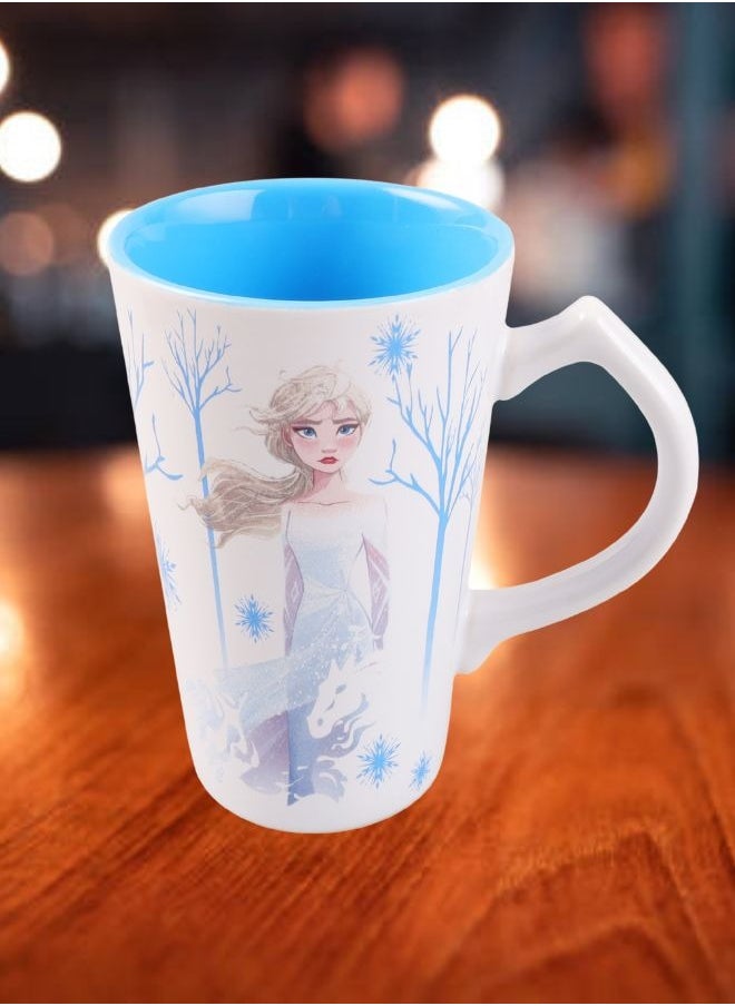 Disney - Original Disney Frozen Coffee Mugs | Hot Beverage Mugs Featuring Elsa Character | Tea and Juice Mugs | Coffee Mugs for Kids and Adults | Disney Princess Elsa Mug | Special Disney Coffee Mug | Ceramic Tea Mugs | Colorful Coffee Mugs Inspired by Elsa from Frozen - Image 1