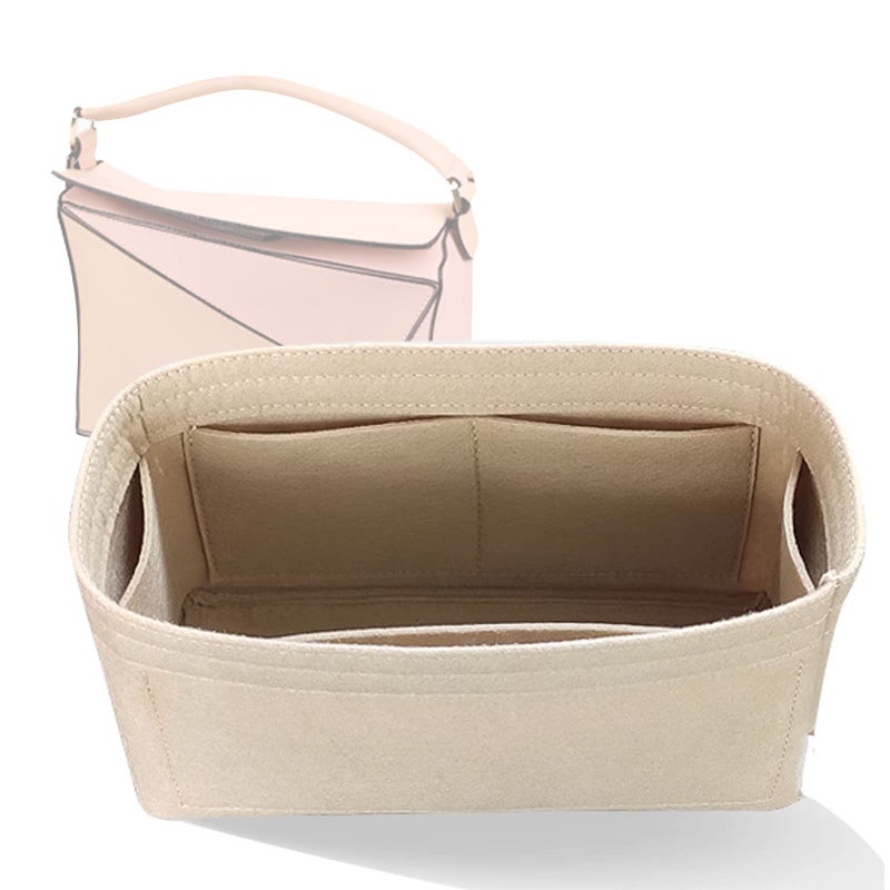 Lckaey Purse Organizer for loewe puzzle bag organizer small puzzle bag organizer insert 3066khakiL - Image 2