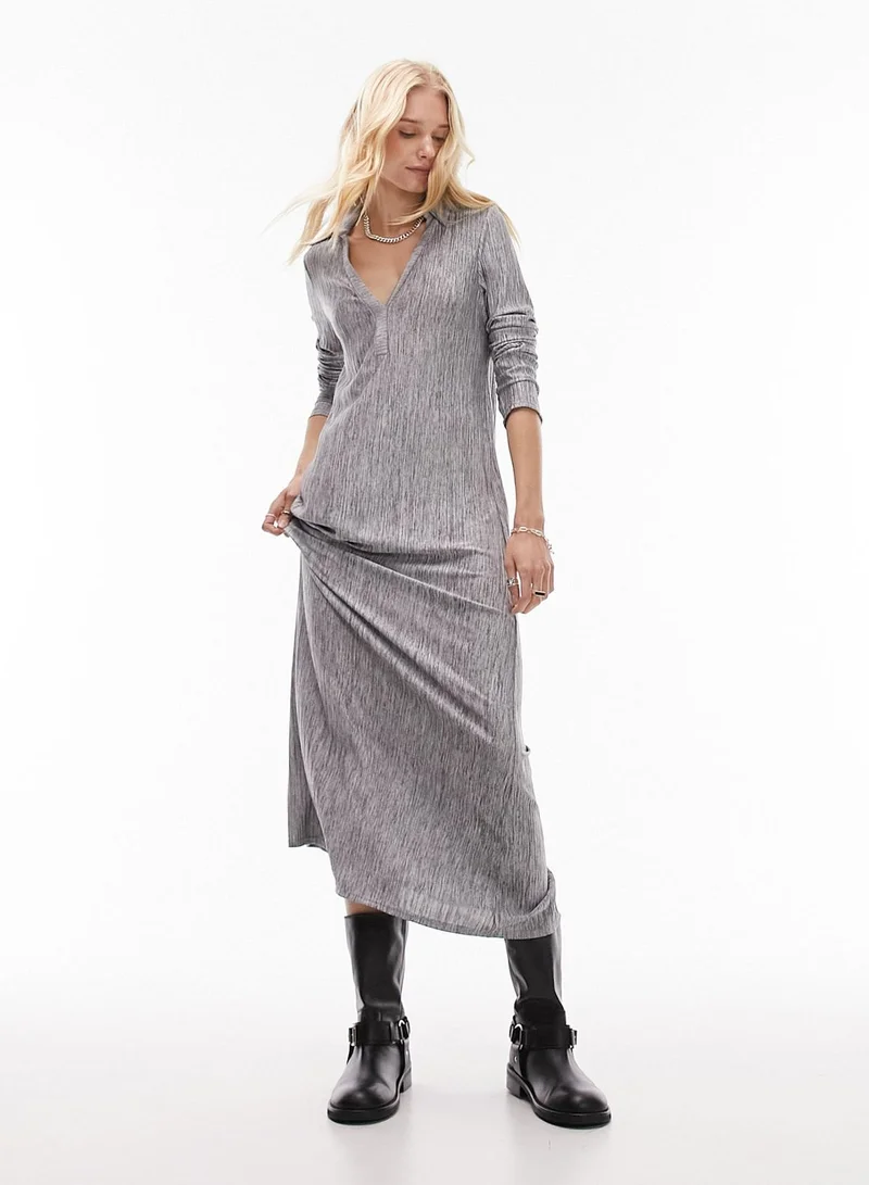 TOPSHOP Ribbed Knit Dress