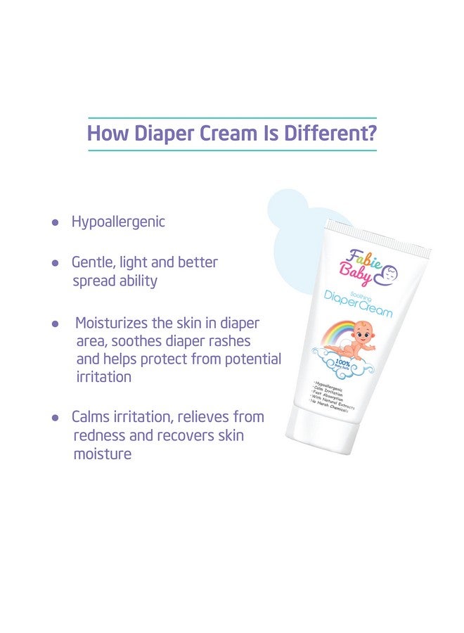 Fabie Baby Bottom Duo, 100% Chemical Free Baby Cream With Talc Free Natural Baby Powder, Combo Offer, (Cream 100Ml + Powder 200Gm) - Image 4