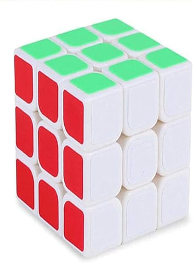 3x3 Third-order Special competition rubiks cube Frosted white background 