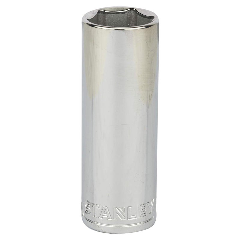 Stanley STANLEY STMT733348B 12inch 21mm Chrome Vanadium Steel 6 Point Deep Socket Silver  - Image 1