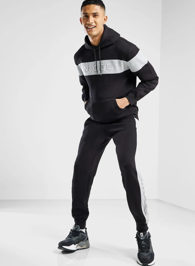 nicce london Mercury Stripe Hoodie