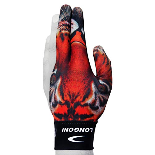 LONGONI Billiard POOL CUE GLOVE Tiger for Left hand - Image 2