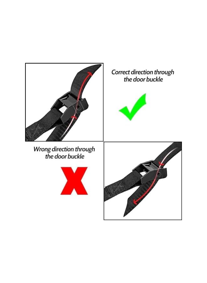 S-TOP DEONG Door Anchor Strap for Resistance Bands Exercises, Workout Resistance Band Door Anchor with Portable Storage Bag, Door Resistance Bands Workout Equipment for Stretch, Strength Training - Image 3