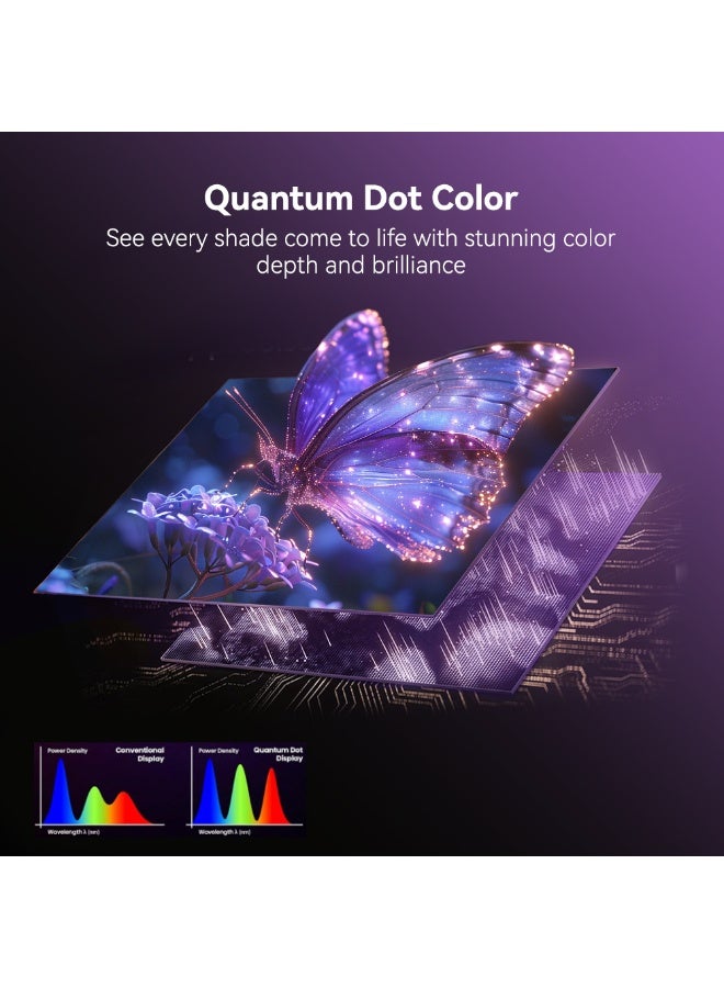 STAR TRACK STAR TRACK 85 inch QLED 4K Smart TV | HDR10+ | 95% Color Volume with Quantum Dot | 350 Nits Ultra Bright Display | WebOS with Apple AirPlay & Home | Air Mouse Remote | Ultra HD Smart TV  - Image 3