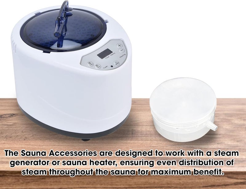 BuleVina Herbal Box for Sauna Steamer, Sauna Box Sauna Accessories - Sauna Steam Generator Case Essential Oil Addition Box, Fumigation Generator, Herbs Vapor Generador de Vapor - Image 4