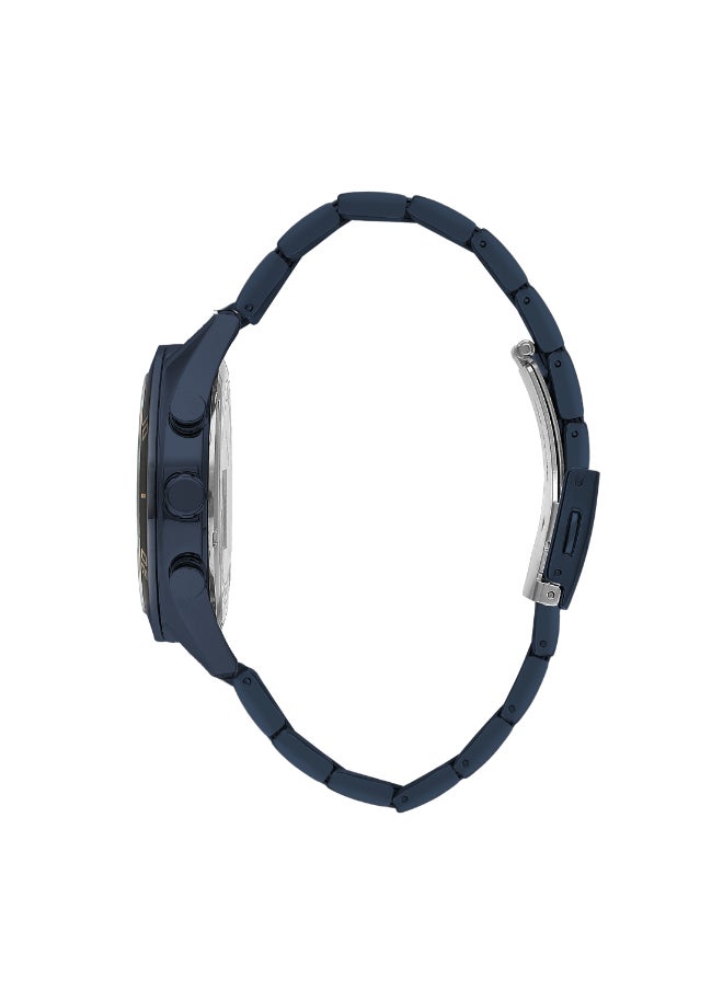 Lee Cooper - Men's Watch, Multi Function Display and Metal Strap - LC07948.990, Blue - Image 1