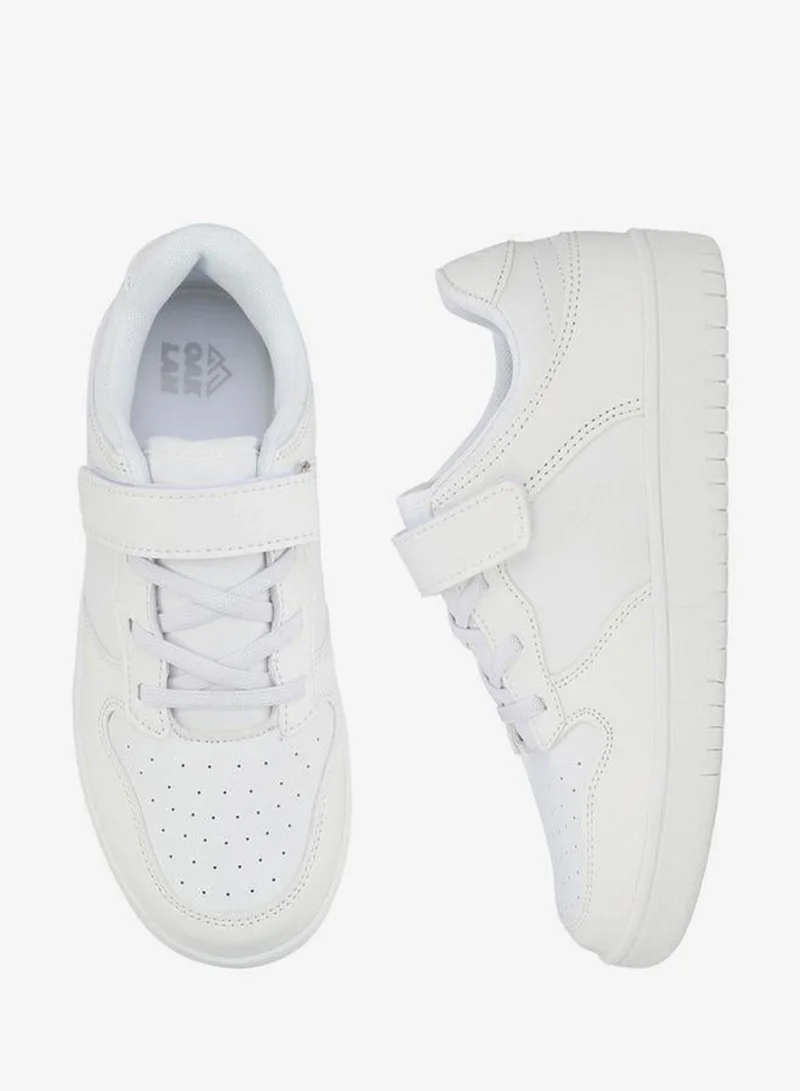 Oaklan By Shoexpress Girls Hook & Loop Ankle School Sneakers