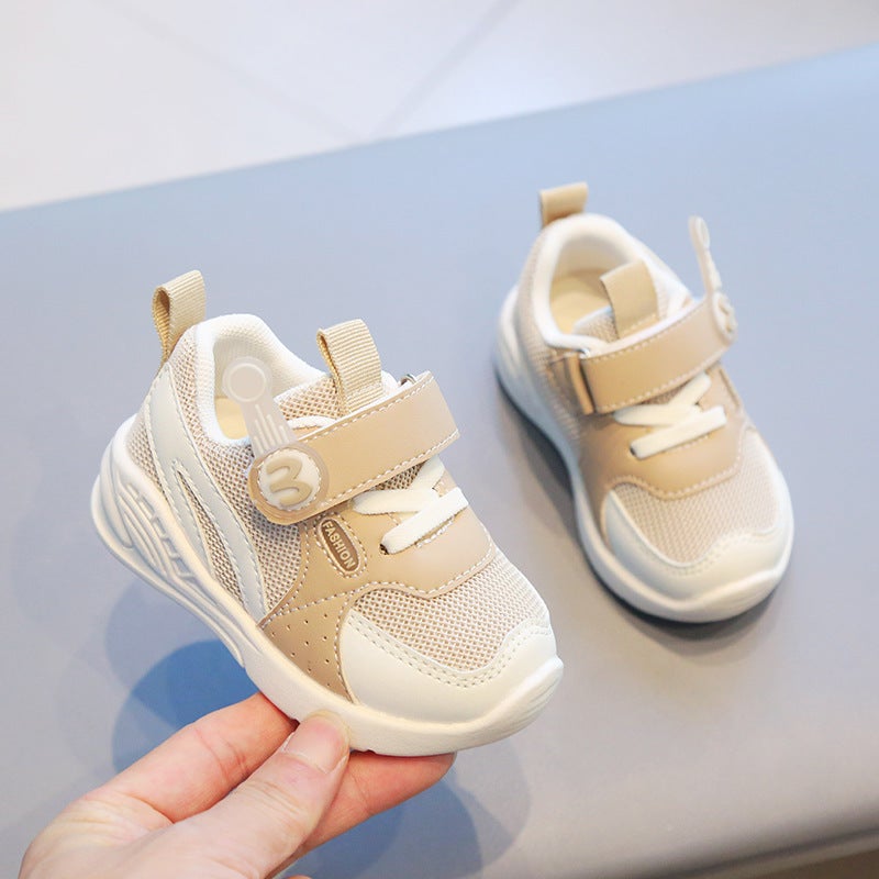 Mesh Sneakers Lightweight Flexible Sole Walking Shoes For Kids Indoor And Outdoor Activities - Image 1