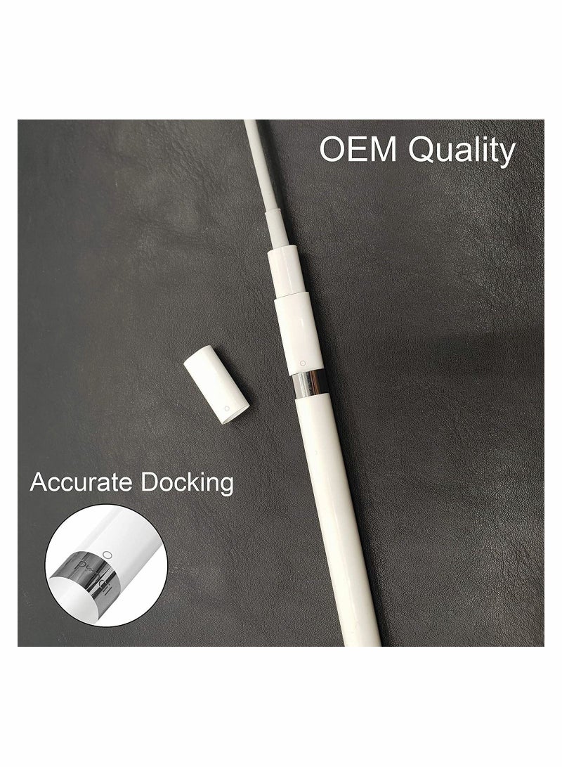Y&D Pencil Tips Compatible with Apple - iPencil iPad Pro Replacement Cap Magnetic for 10.5 inch 12.9 9.7 Pencil, White - Image 5