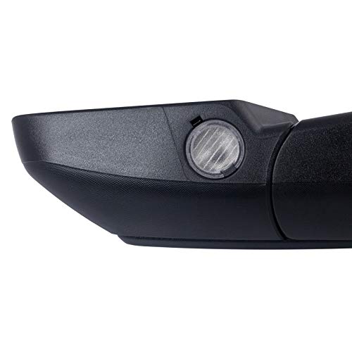 TRQ Left Mirror with Heat Manual Folding with Memory Drivers Side Compatible with 2007-2010 Ford Expedition FO1320363 - Image 3