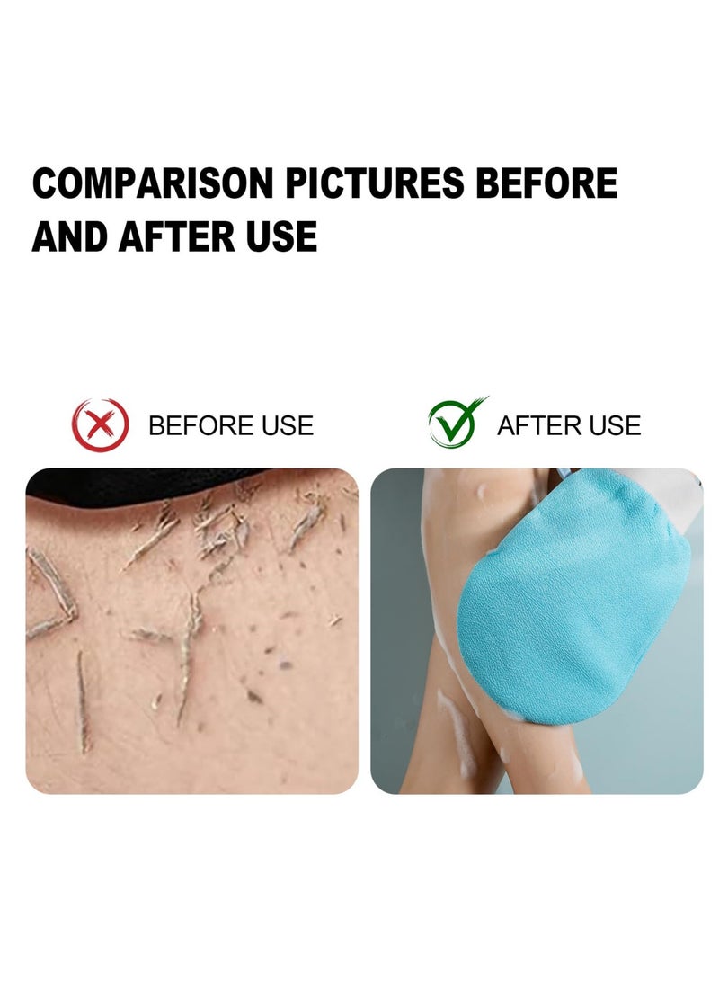 Rightsure 5Pcs Luffa Bath Glove, Exfoliating Glove and Shower Loofah Set Bat for Men Women Scrubber to Deep Clean Relax Your Body, 31.5 * 3.7 inch  - Image 5