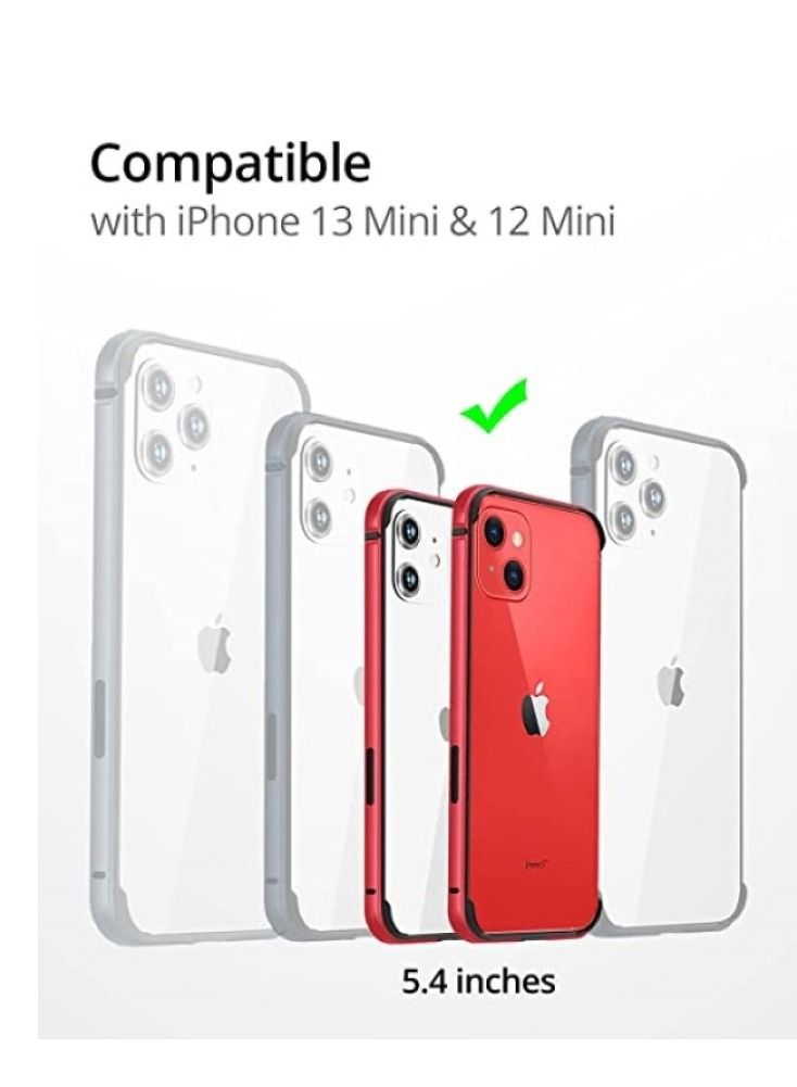 Y&D IPhone 12 Mini Case Anodized Aluminum Bumper Supports Mag-Safe Wireless Charging | Edge Armor Protective Minimal Designed for iPhone 13 Mini/12 (5.4-inch)  - Image 4