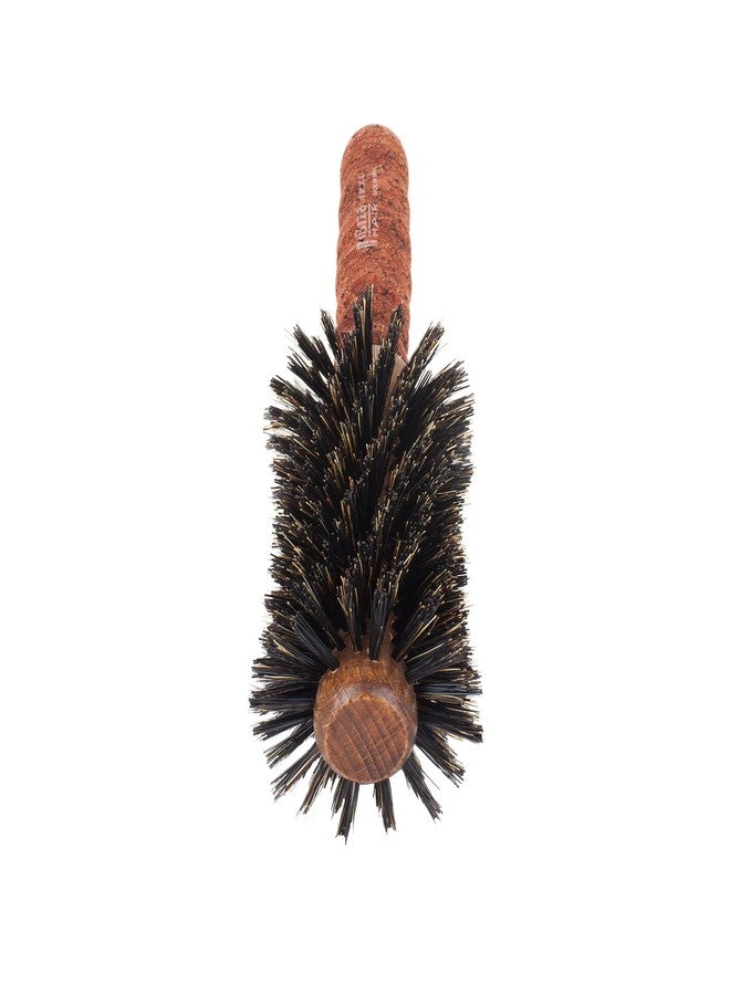 Ibiza Hair Boar Bristle Concave Barrel Brush (RLX4-65mm) | Reinforced Swirled Bristles with Cork Handle | Contours to the Head Shape to Create Shiny Hair | Ideal for All Hair Types | Heat Resistant - Image 2